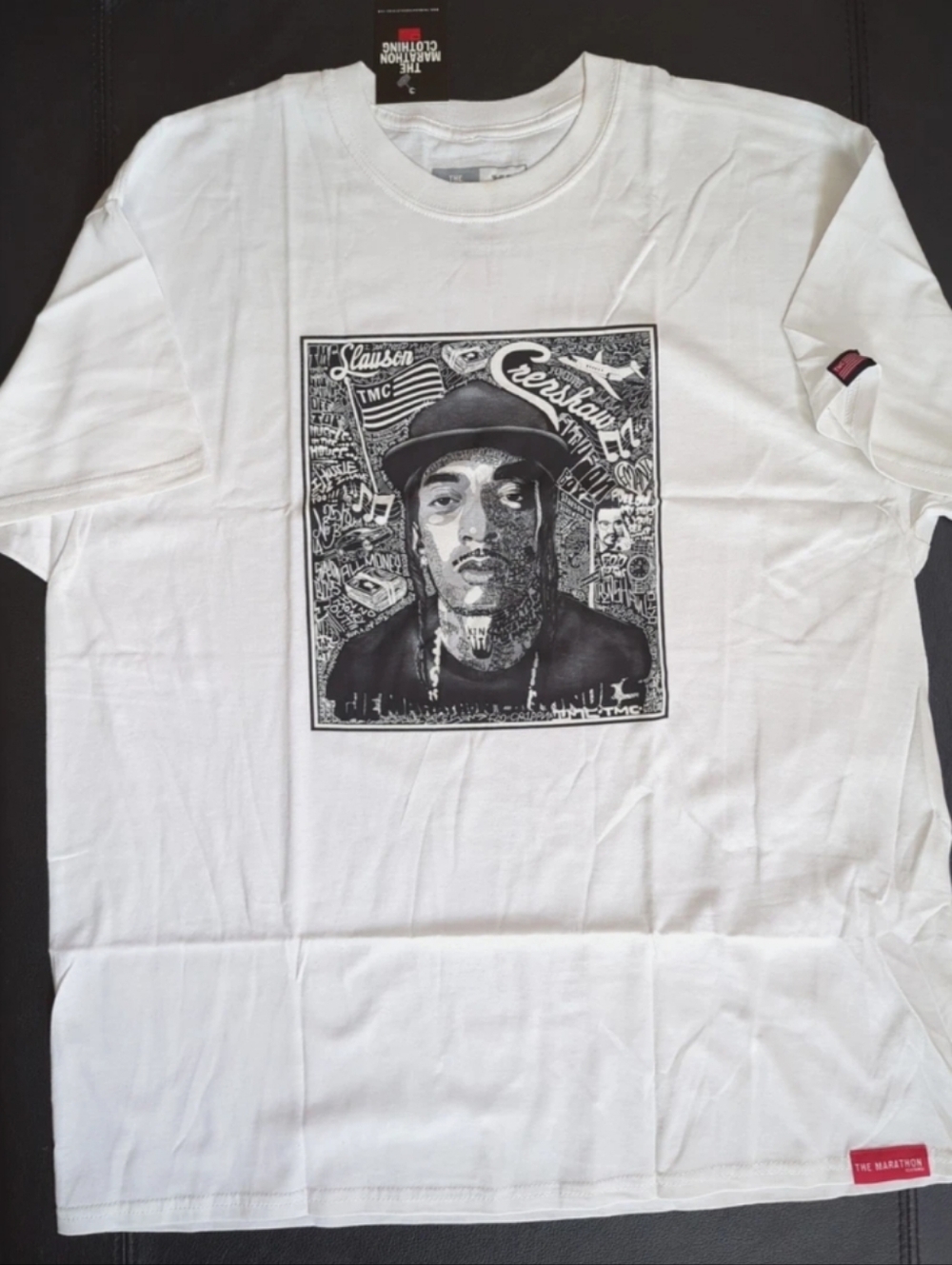 The Marathon Clothing White Graphic Tee